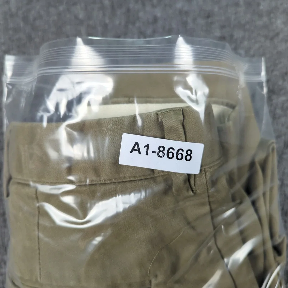 Polo Ralph Lauren Pants Mens 34x32 Khaki Green Casual‎ Preppy Flat Front Office